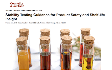 Parameter Partner Discusses Importance of Stability Testing in Cosmetics Industry