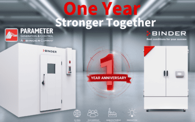 Parameter Generation & Control and BINDER Celebrate One Year of Growth and Innovation